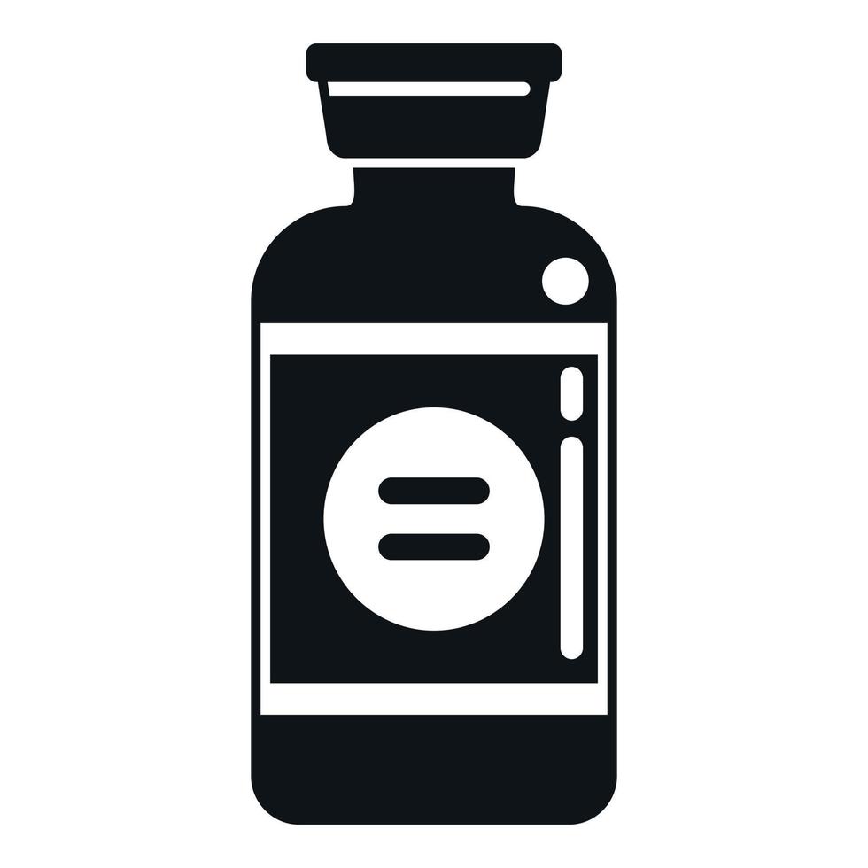Japan soy sauce icon simple vector. Japanese food vector