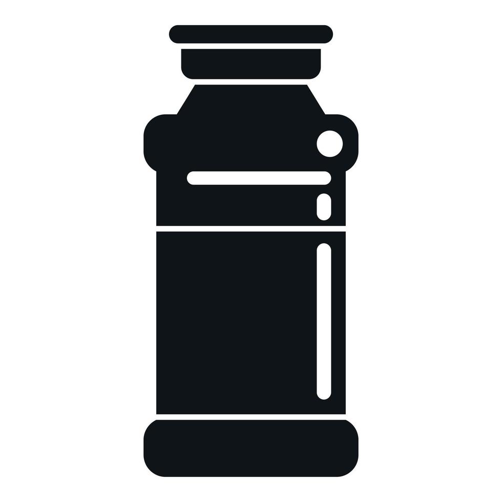 Liquid soy sauce icon simple vector. Restaurant food vector