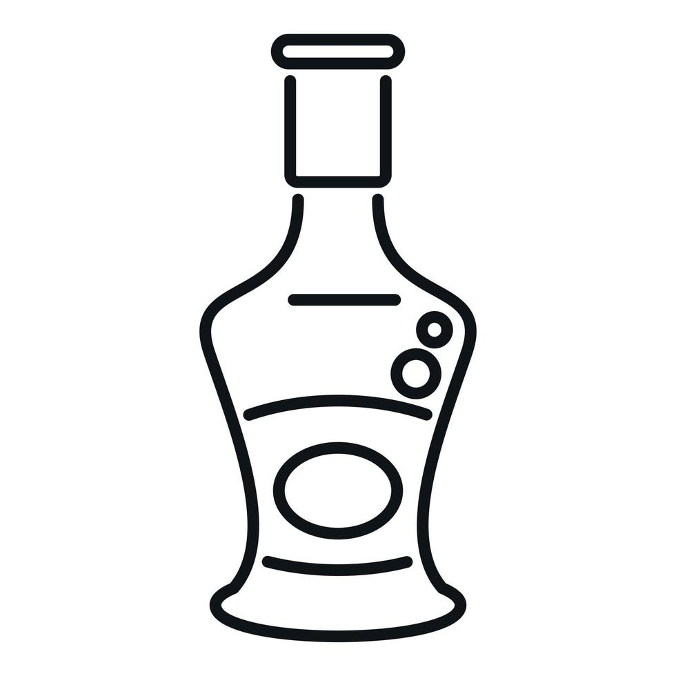 Fish soy sauce icon outline vector. Japanese food vector