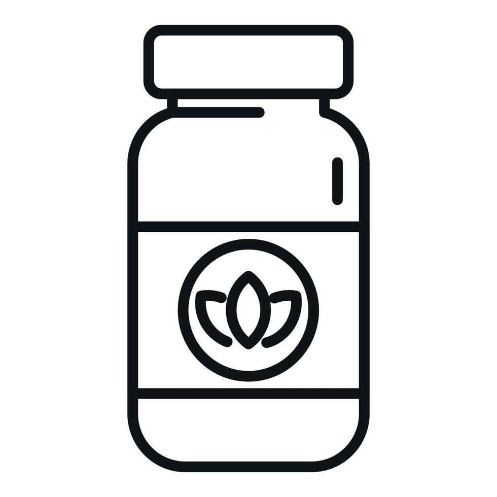 Sleep problem pills icon outline vector. Sleep disorder vector