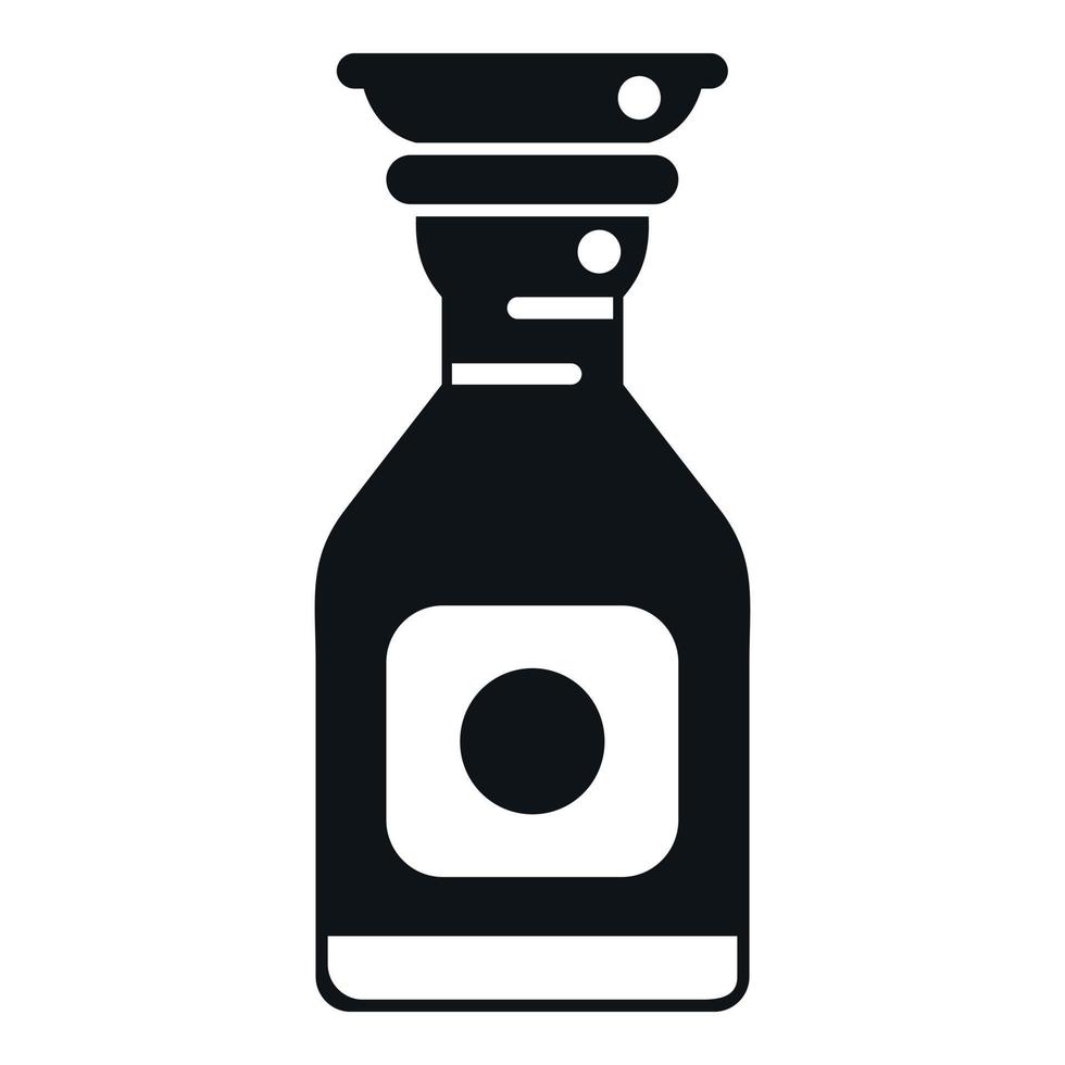 Sushi soy sauce icon simple vector. Food fish vector