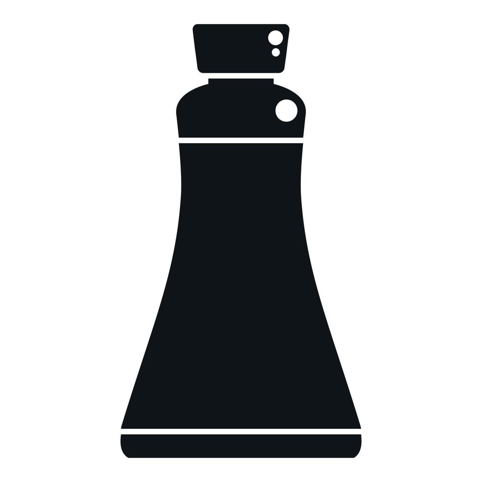Soy sauce plastic bottle icon simple vector. Japan food vector