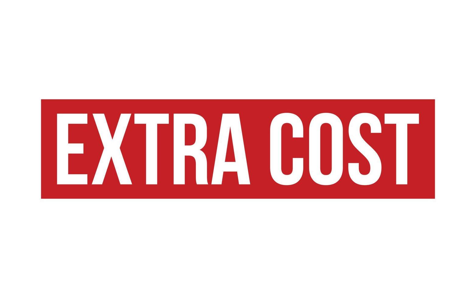 Extra Cost Rubber Stamp Seal Vector 22874060 Vector Art at Vecteezy