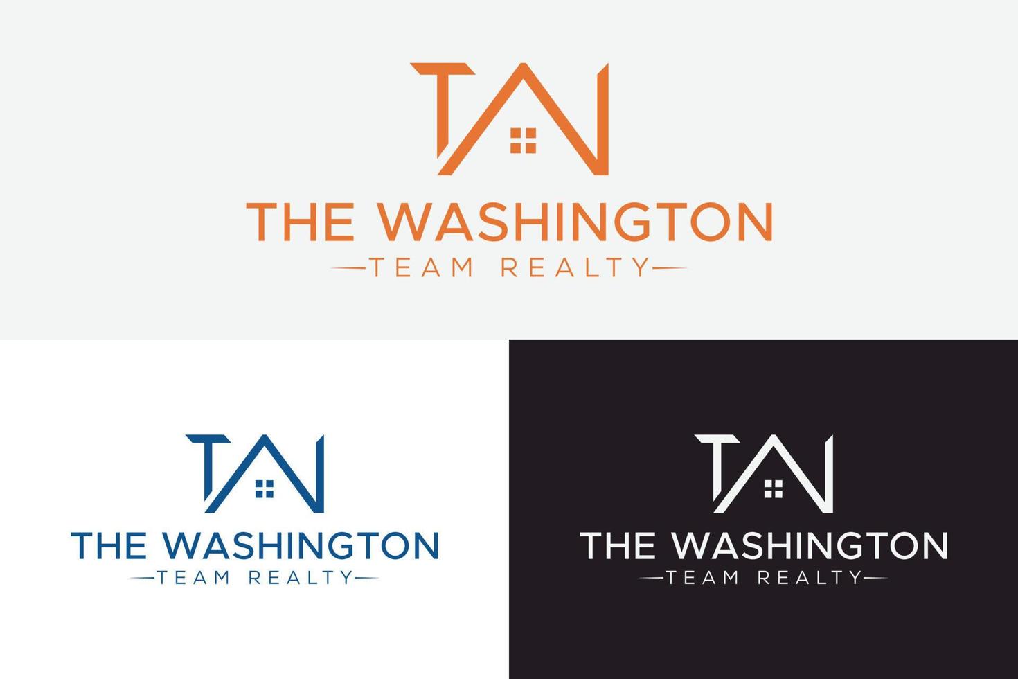 TW Real Estate Consultants Logo Design Vectors