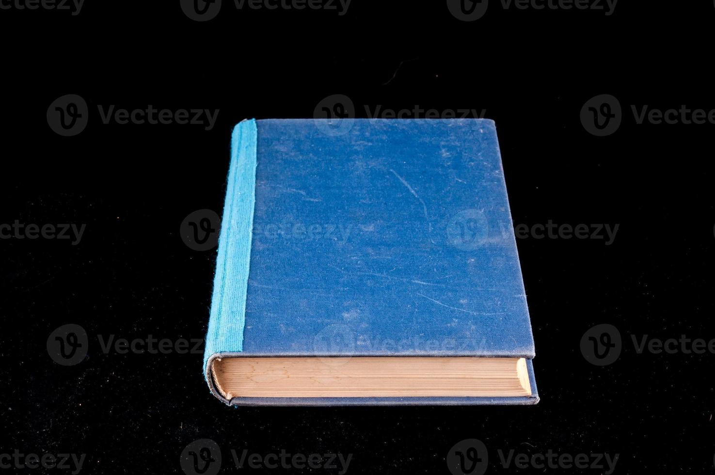 Isolated blue book photo