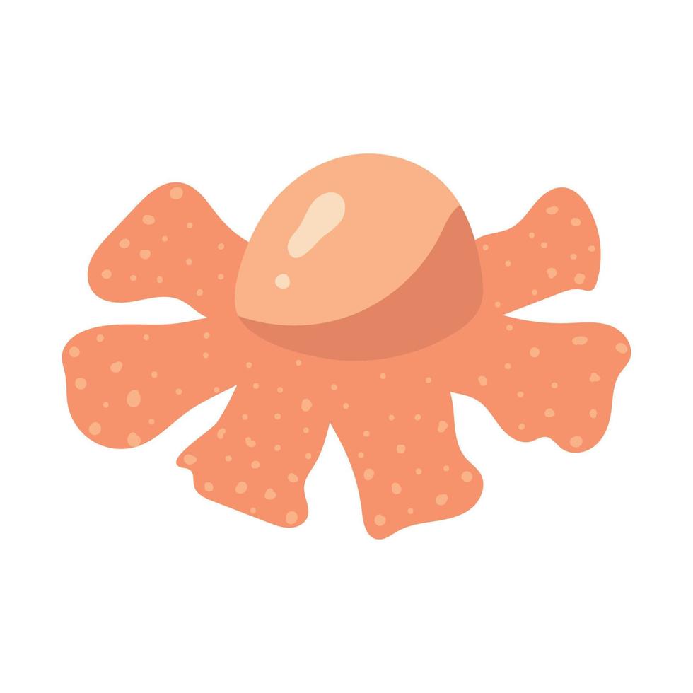 Squid isolated with cartoon style vector