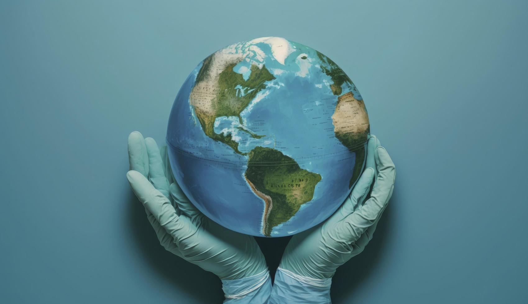 World Mental Health day illustration concept, World Health Day Images, Heartbeat, Stethoscope, world health day April 7, poster, banner, design, theme, 2023, Generate Ai photo