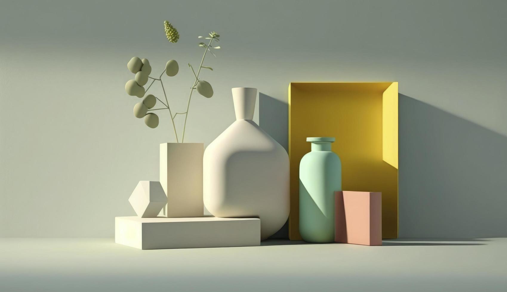 Minimal still life, Generate Ai photo