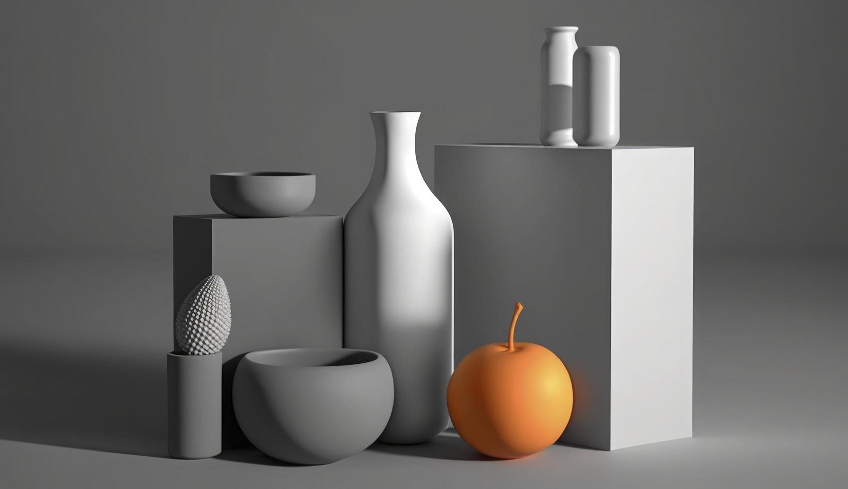 Minimal still life, Generate Ai photo