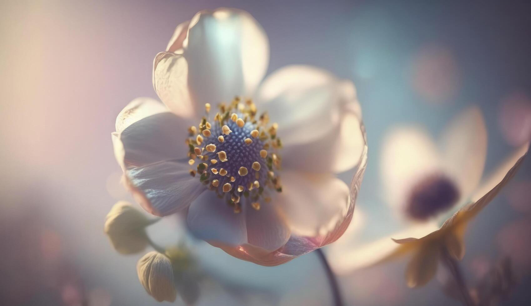 Soft dreamy sweet flower for love romance background, photo