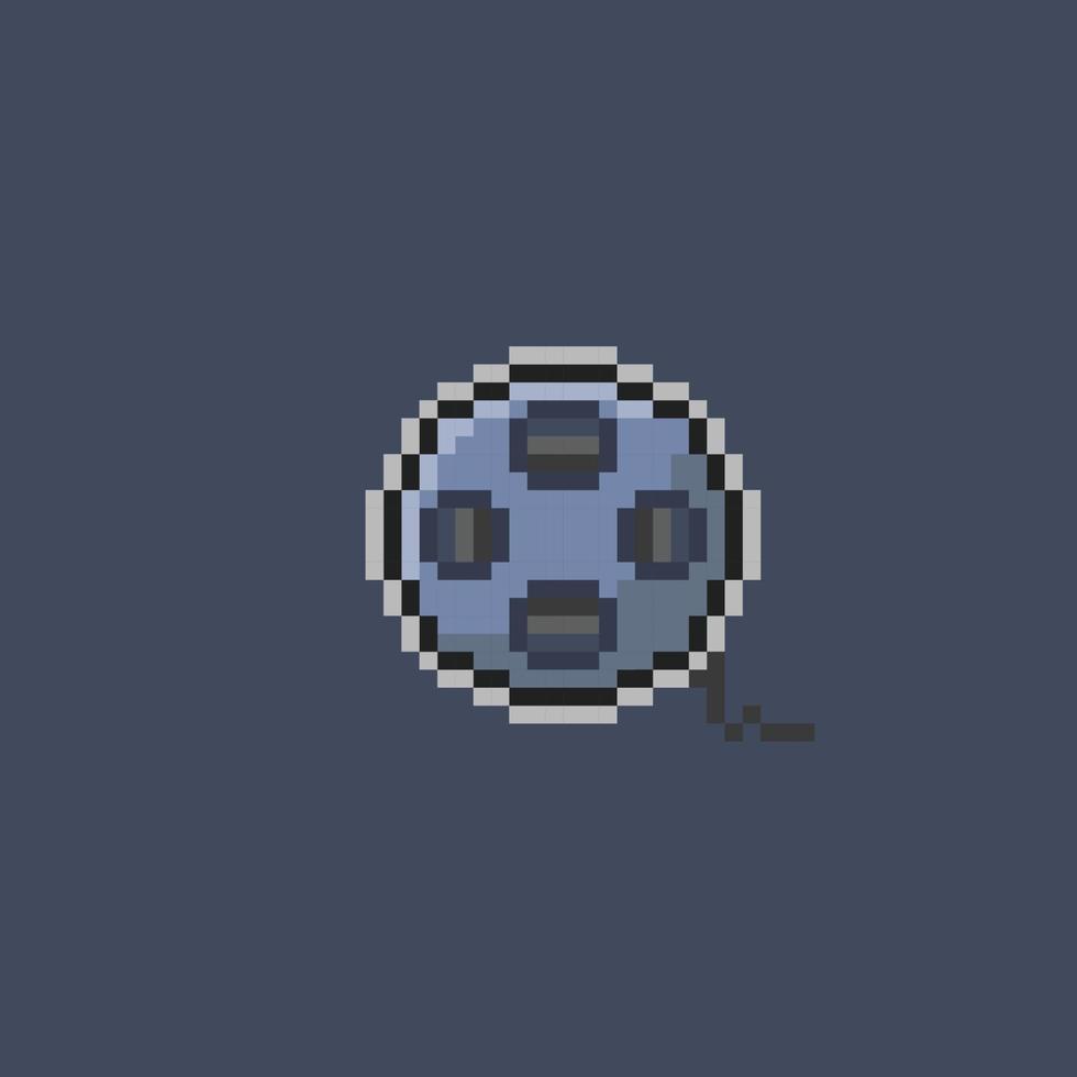 cable roll in pixel art style vector