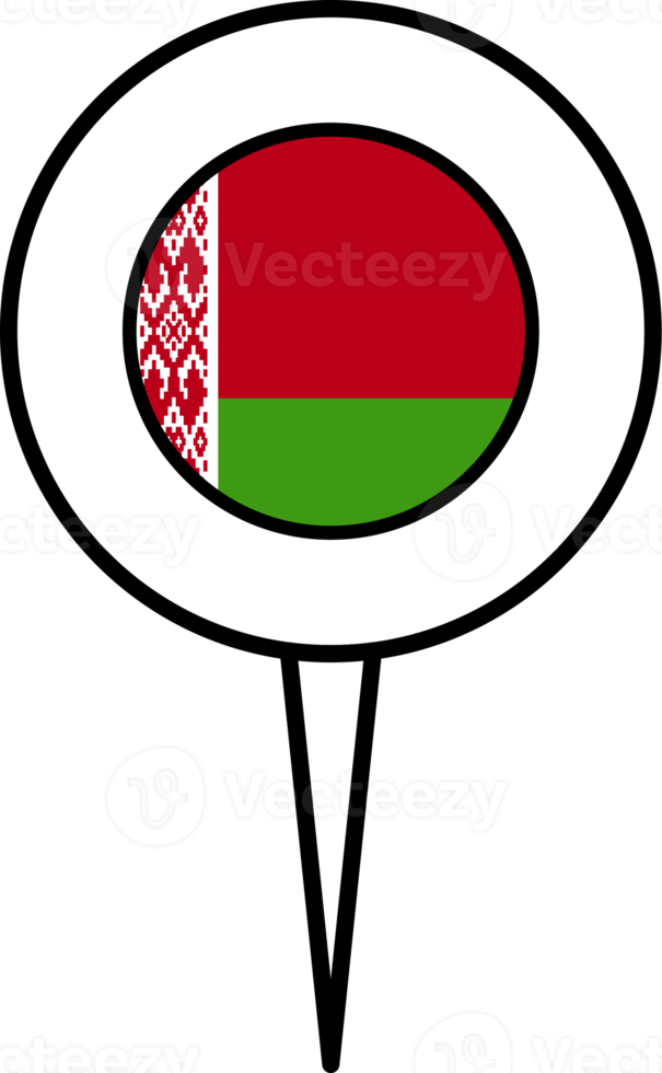 bielorrusia bandera alfiler ubicación icono. png