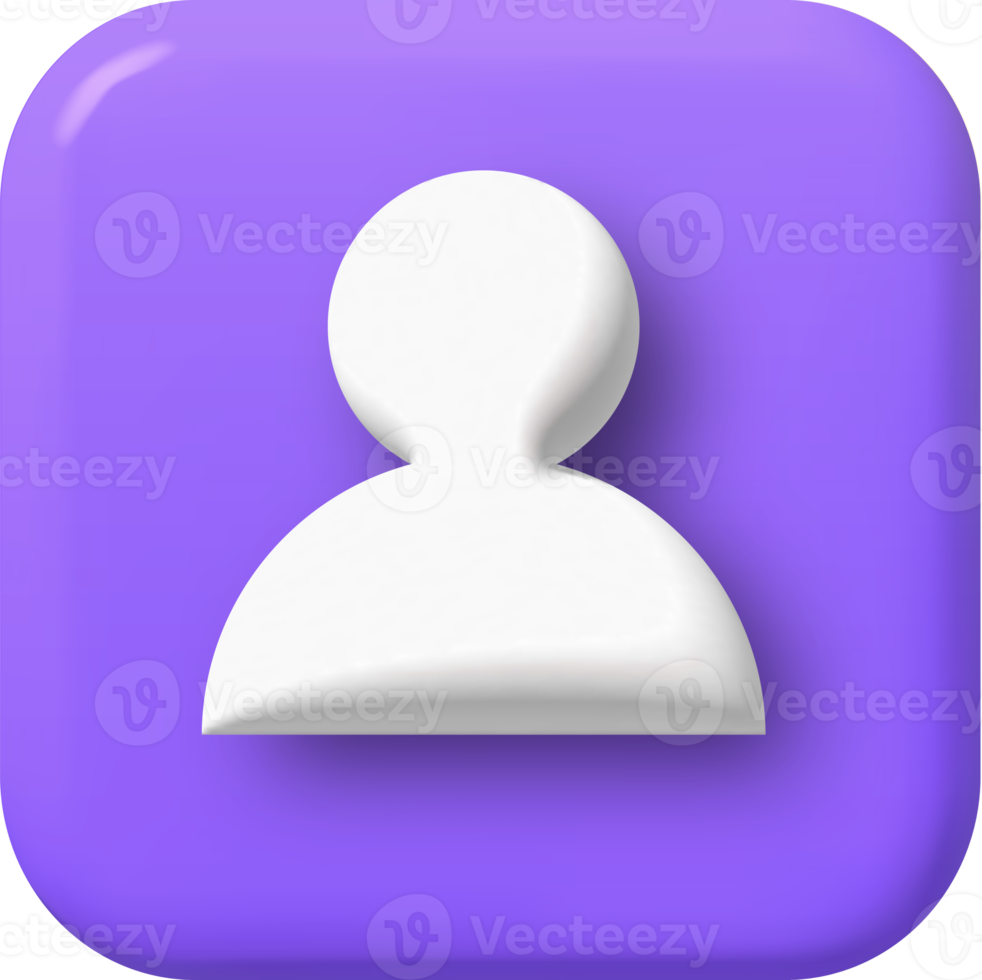 social media user. 3d cartoon illustration. speech bubble with internet icon png