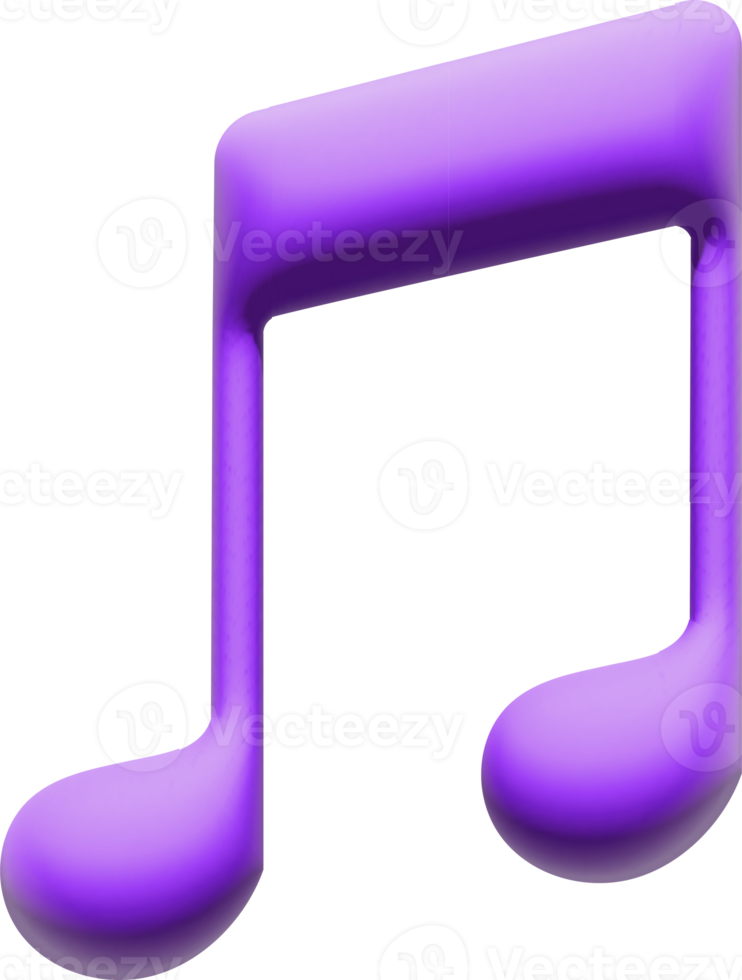 social media musik ikon. 3d tecknad serie illustration. Tal bubbla png