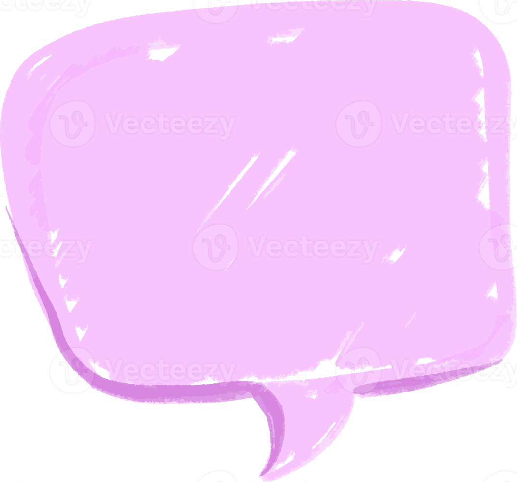 illustration Speech Bubbles Hand Drawn png