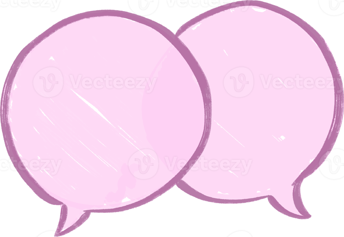 illustration Speech Bubbles Hand Drawn png