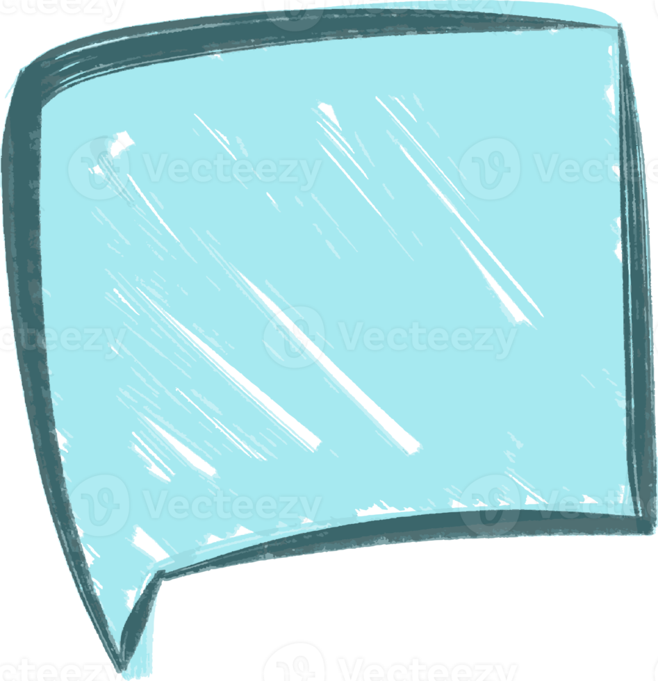 illustration Speech Bubbles Hand Drawn png