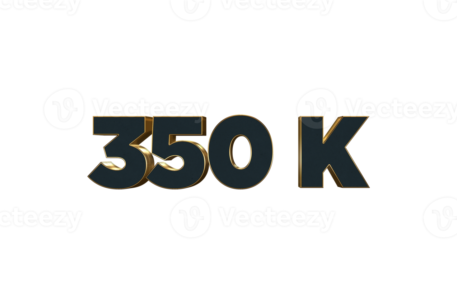 350 K  subscribers celebration greeting banner with Luxury Design png