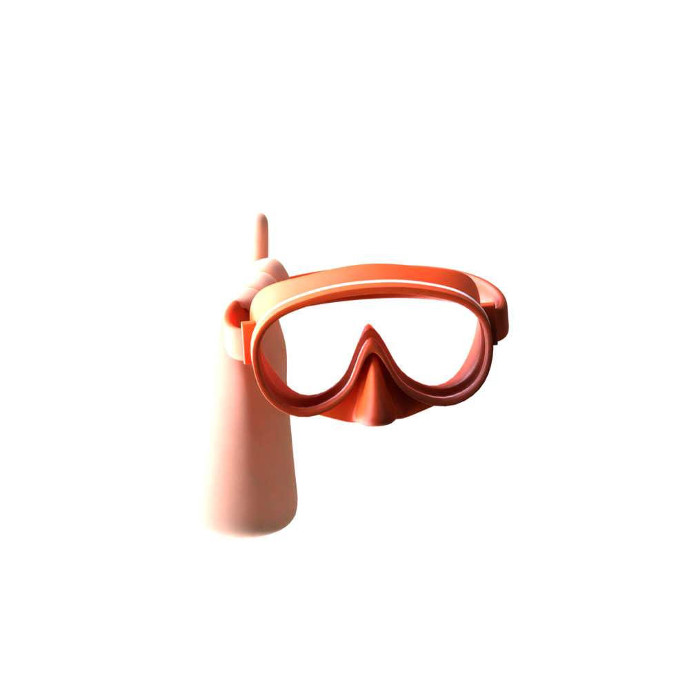 3d design SWIMMING GOGGLES png
