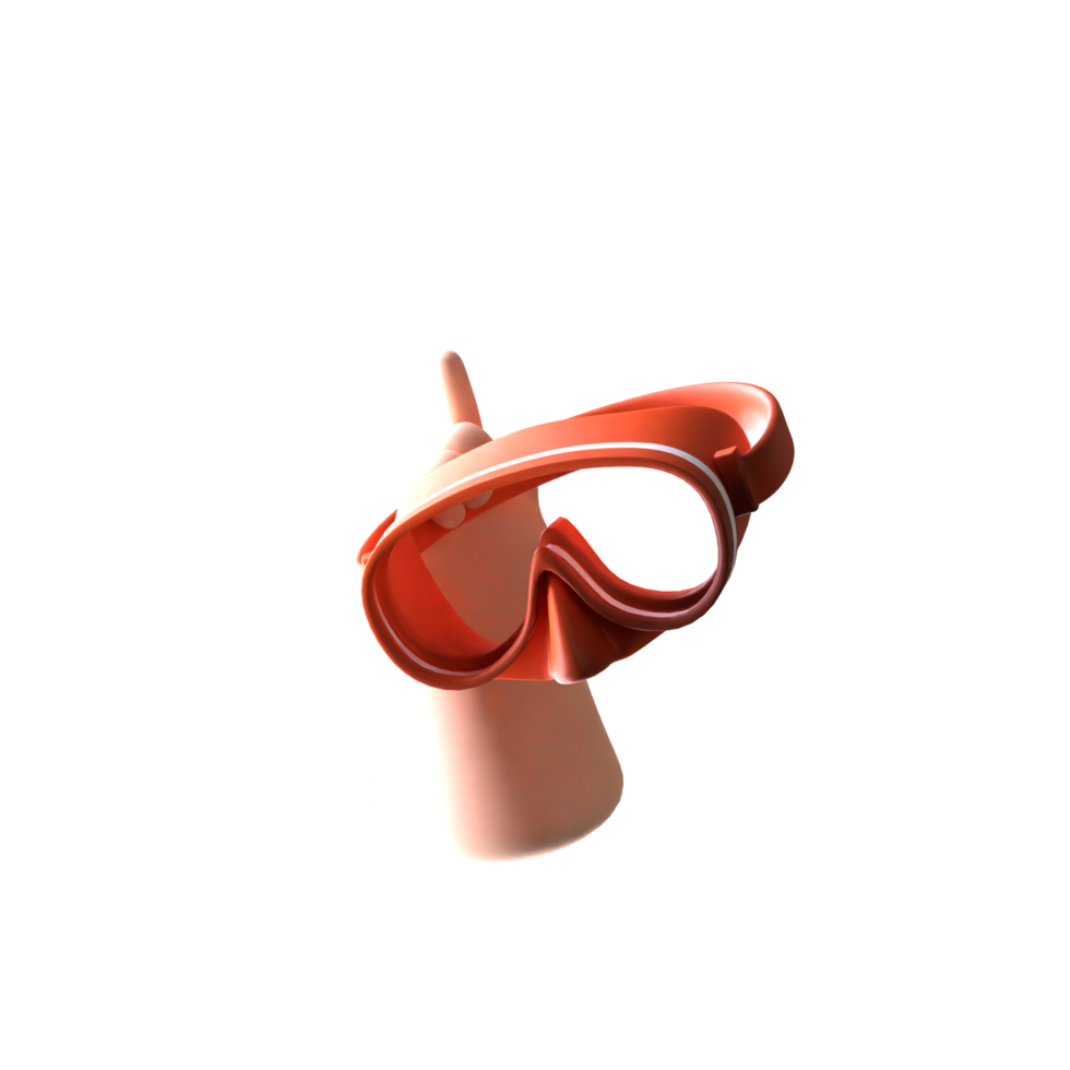 3d design SWIMMING GOGGLES png