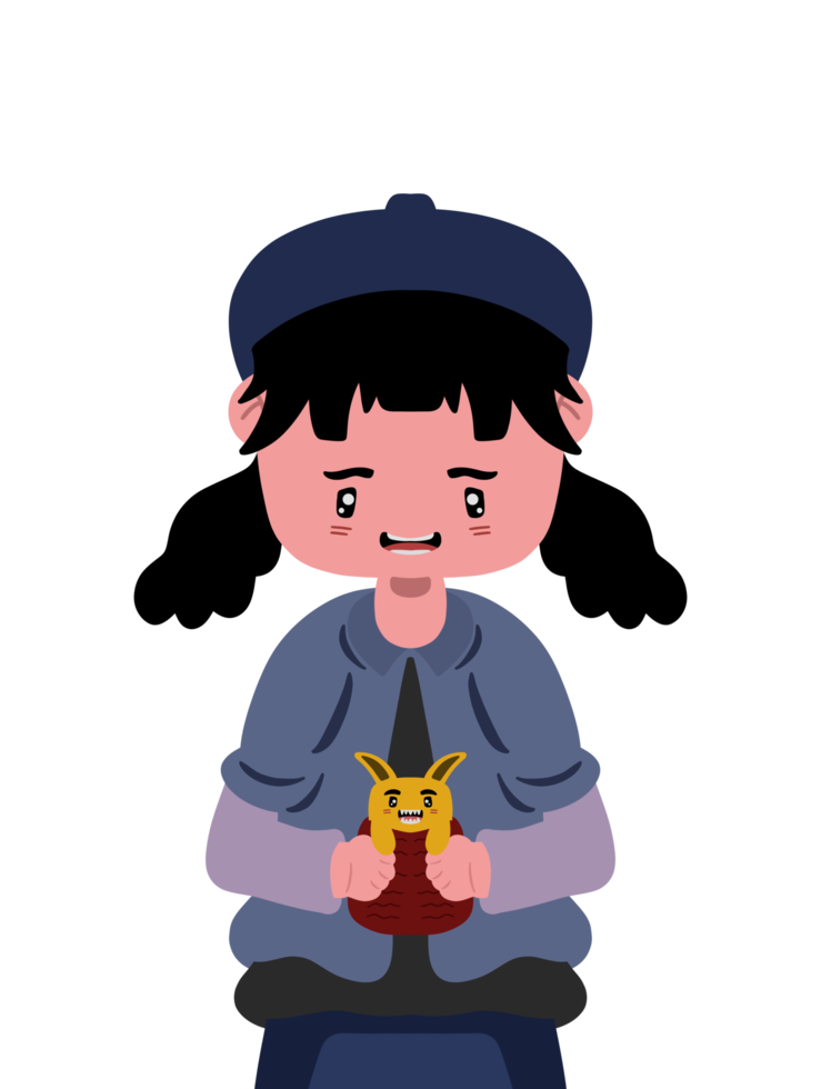 Smile Girl Cartoon png