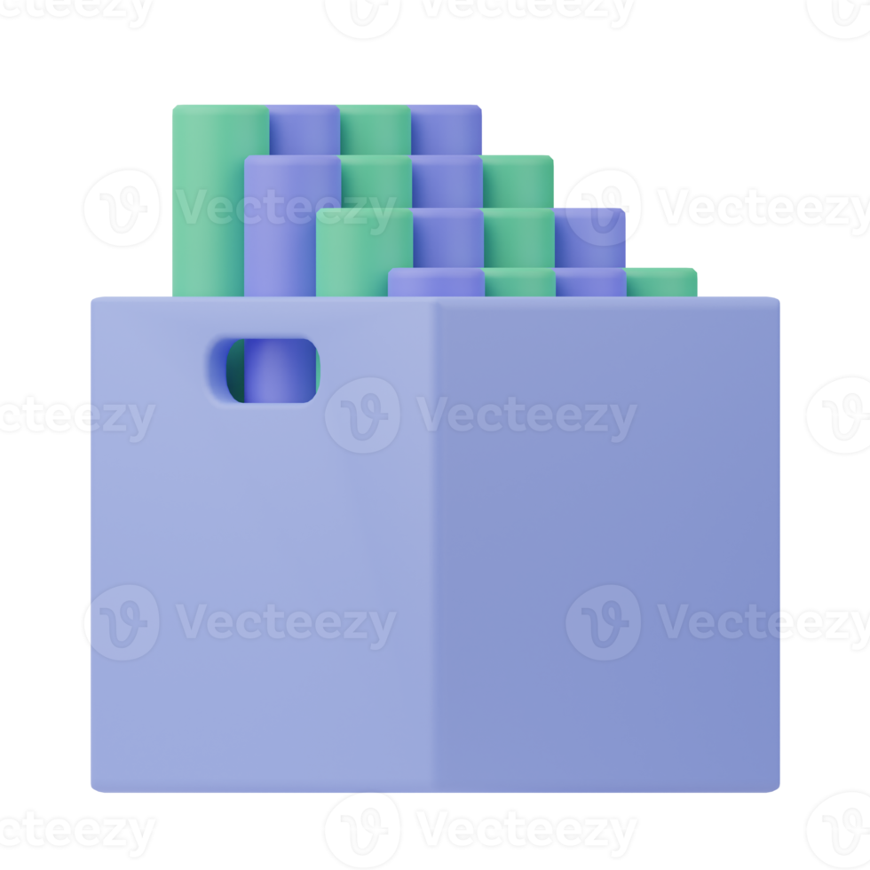 educación tiza 3d ilustración png