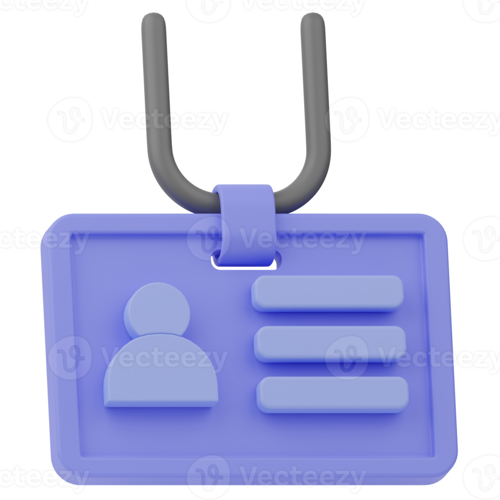 onderwijs naam label 3d illustratie png