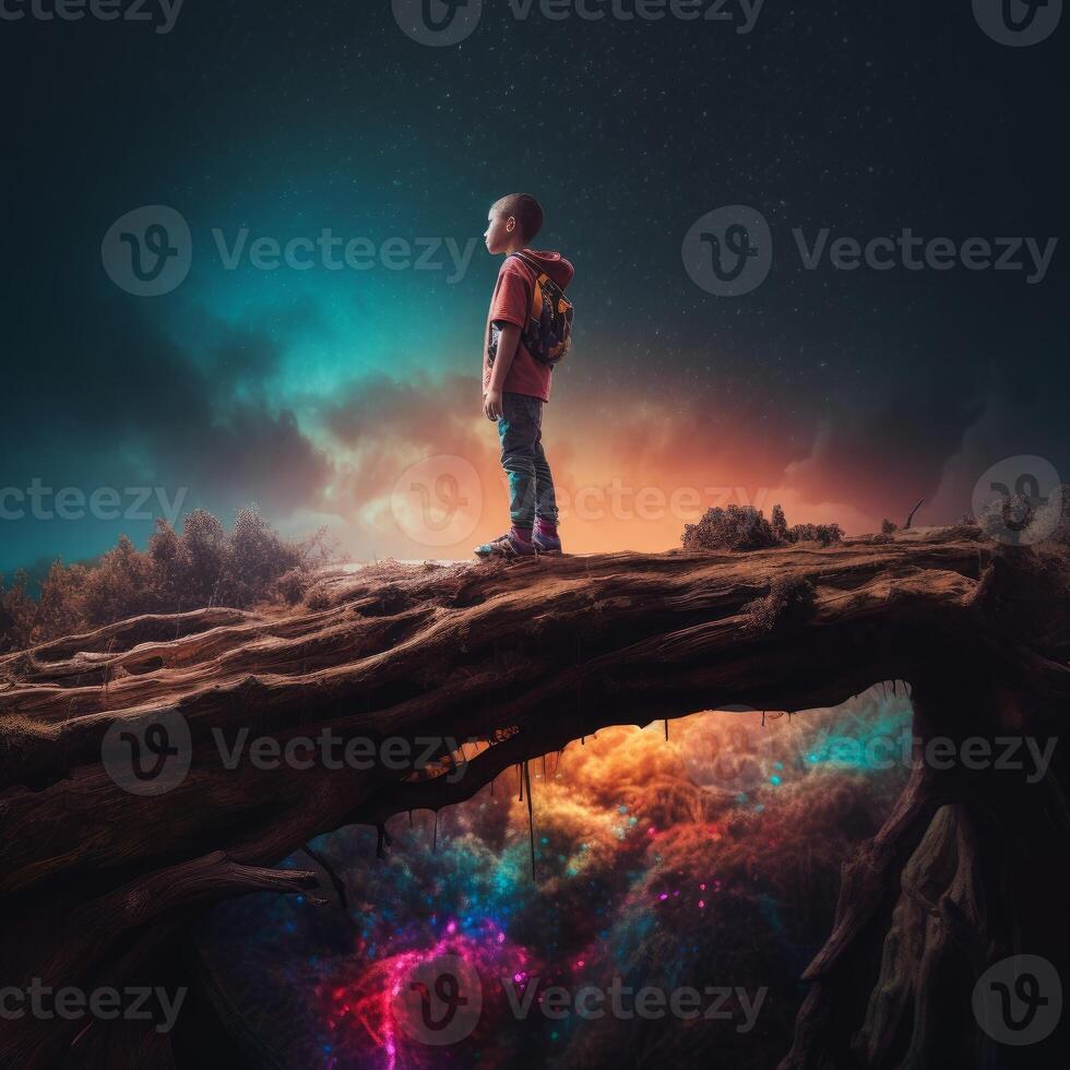 the kid from the lost city standing photo