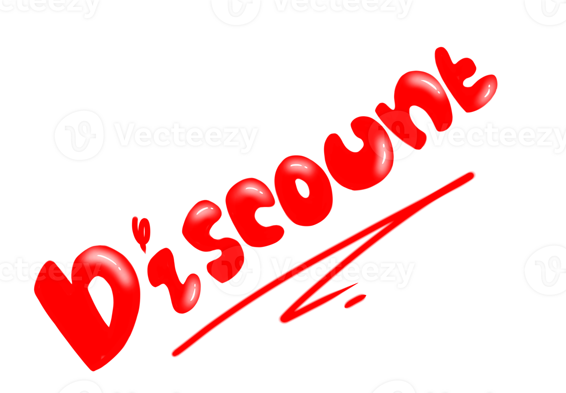 Word art discount for promotion flyer 22877058 PNG