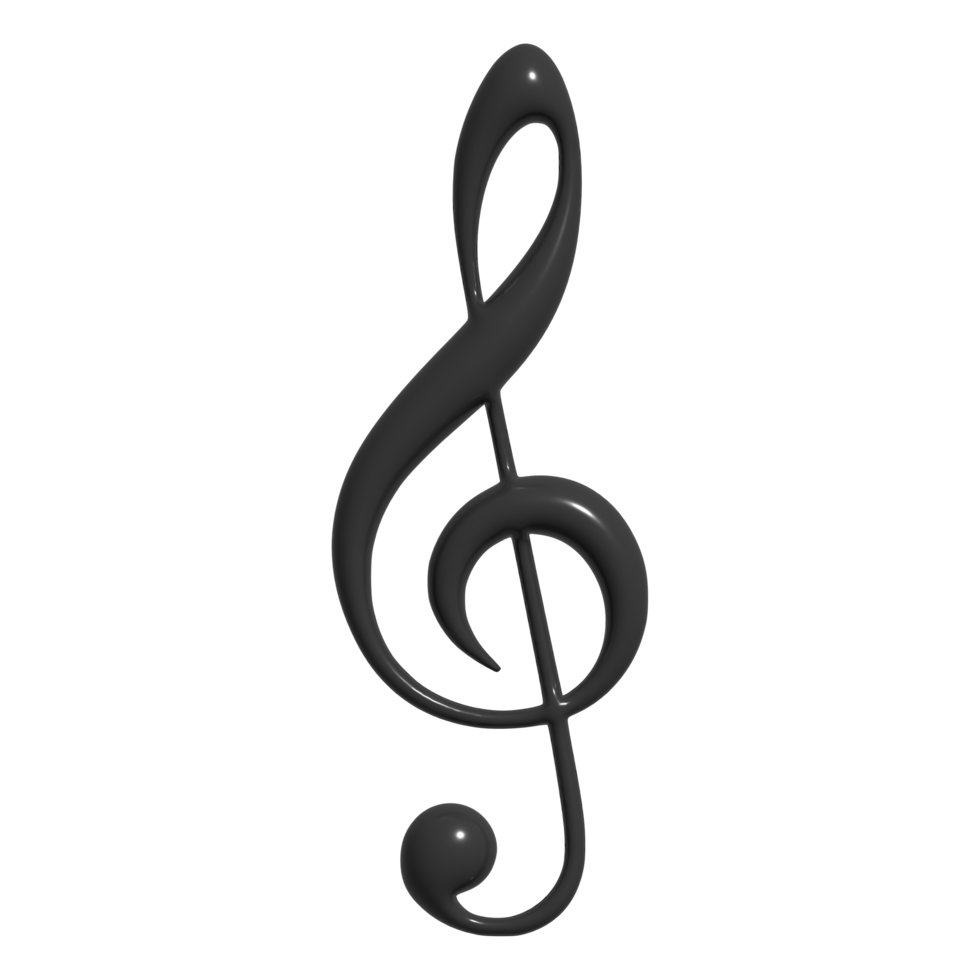 3d icône de la musique Remarque png