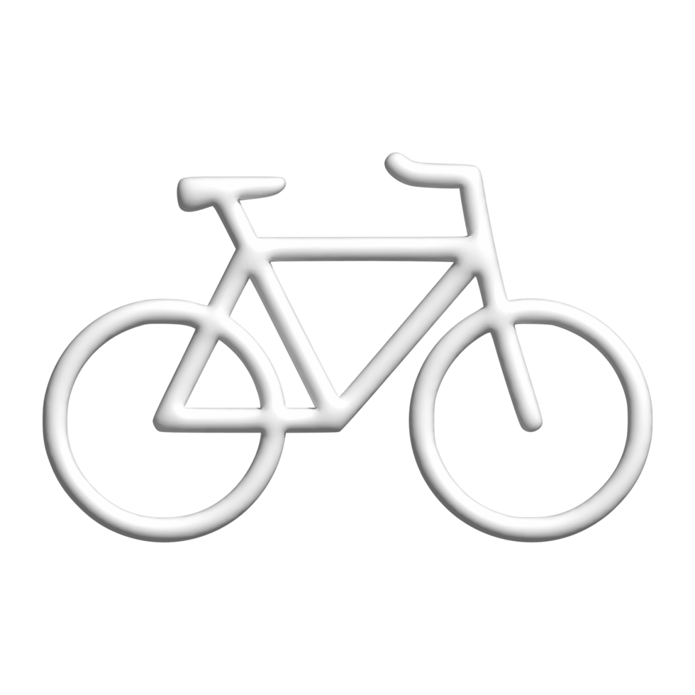 3d icono de bicicleta png