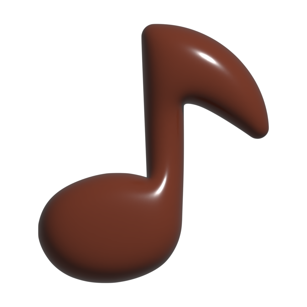 3d icon music note png