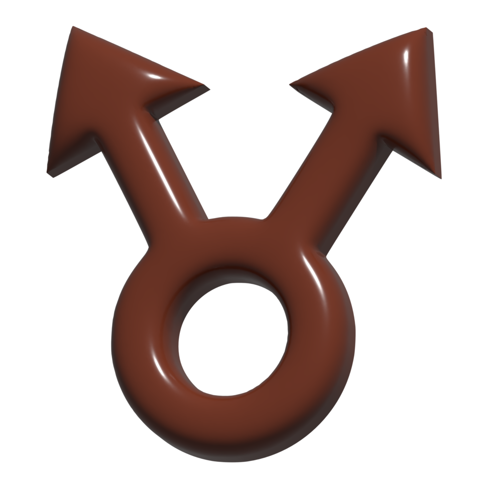 3d Symbol von Stier png