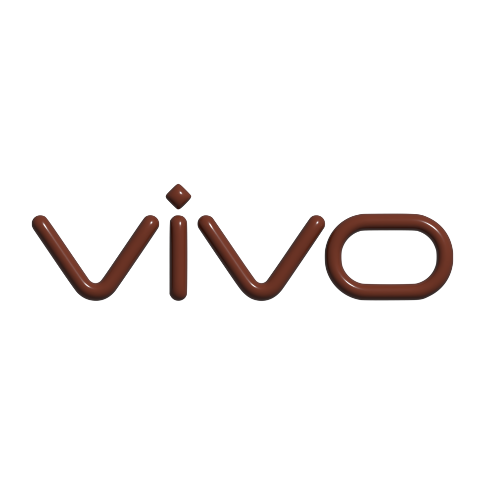 3d logo van vivo png