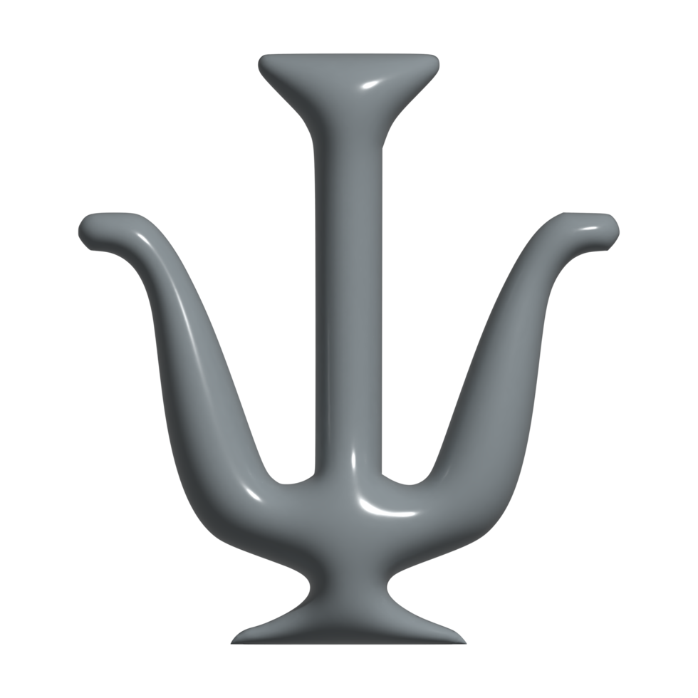 3d psi alfabeto png