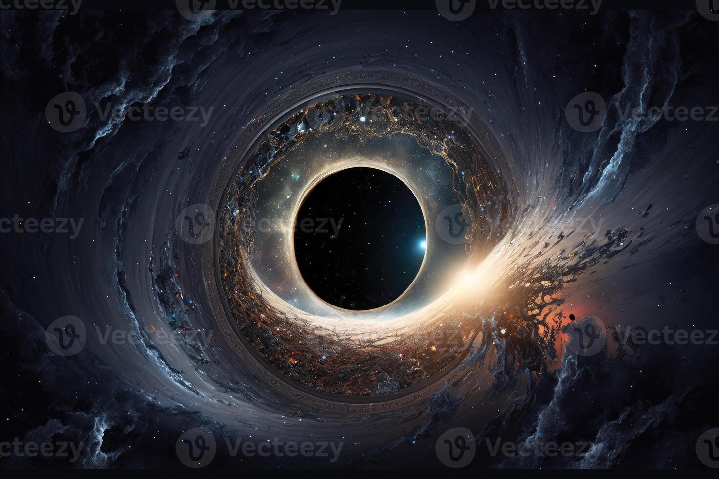 Mysteries of Black Holes. photo