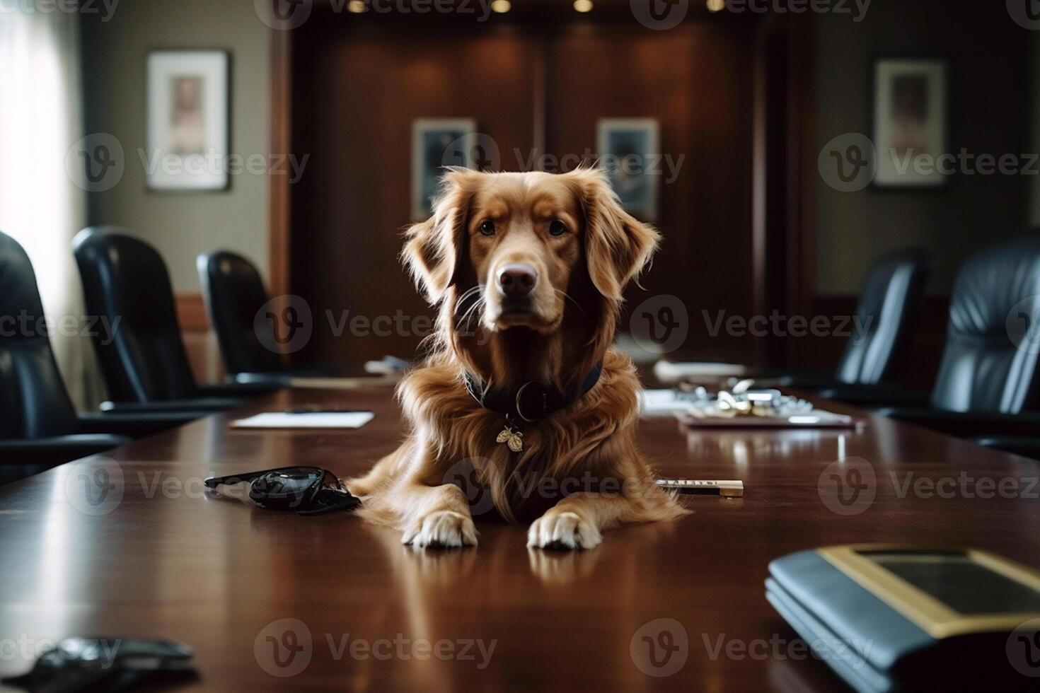 dog as a company CEO photo