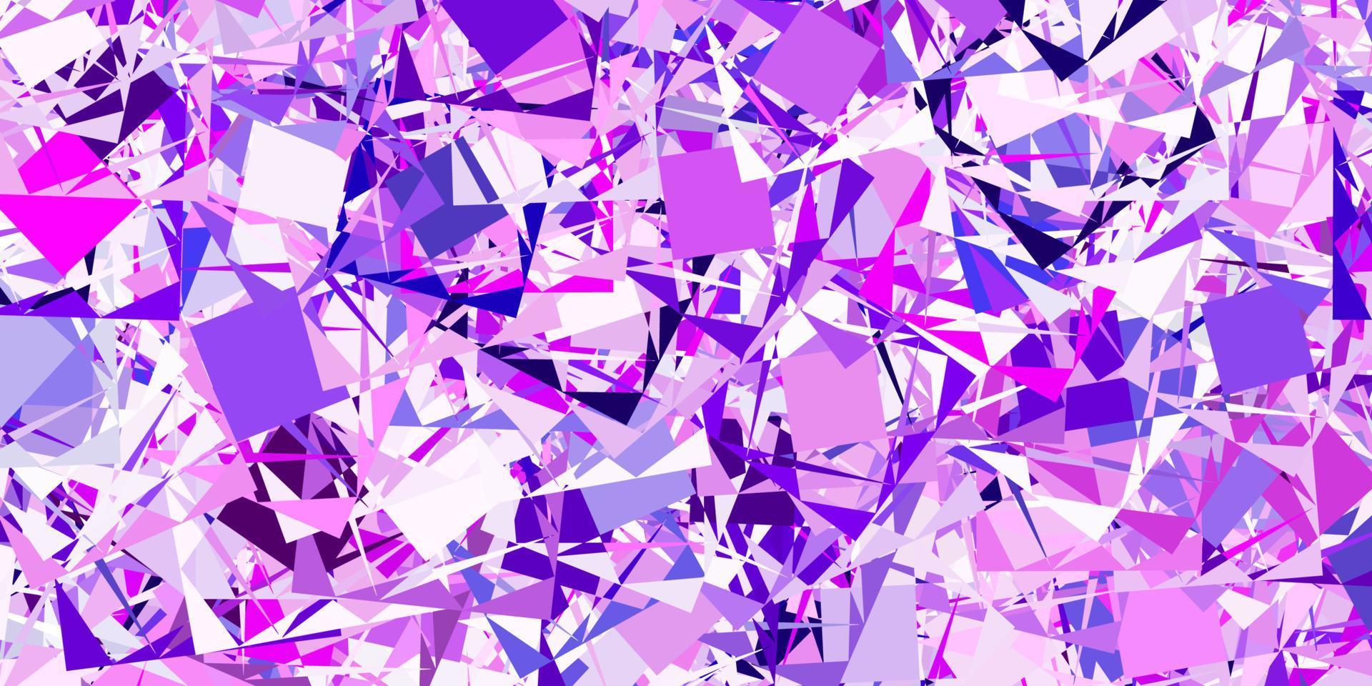 Light Purple, Pink vector texture with random triangles.