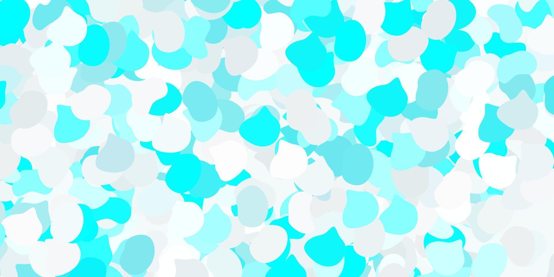 Light pink, blue vector texture with memphis shapes.