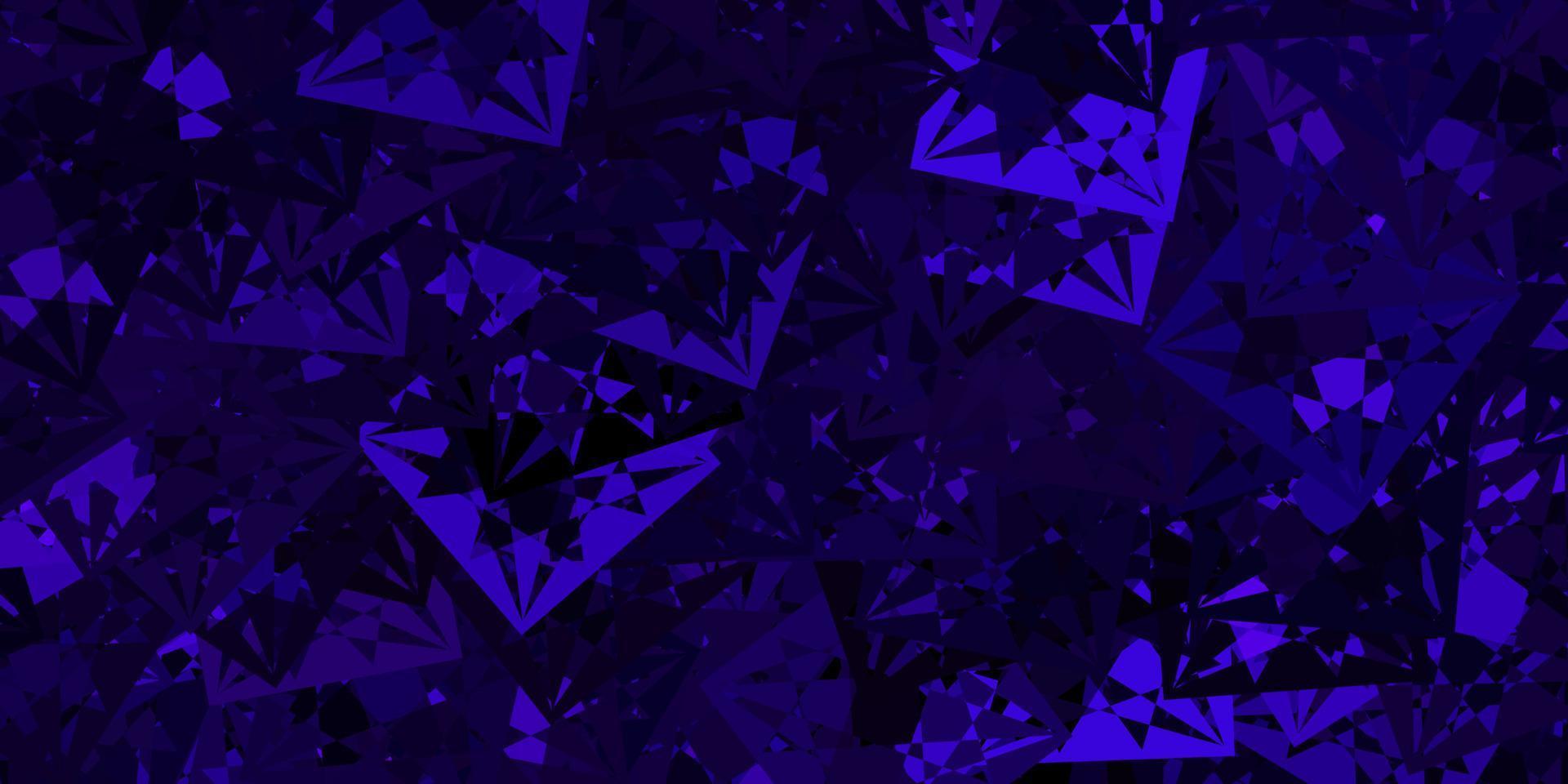 Light Purple vector backdrop with triangles, lines.