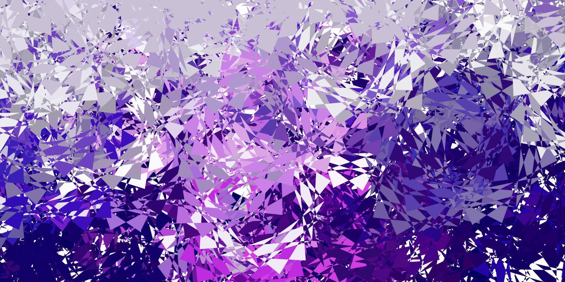 Dark purple vector background with polygonal forms.