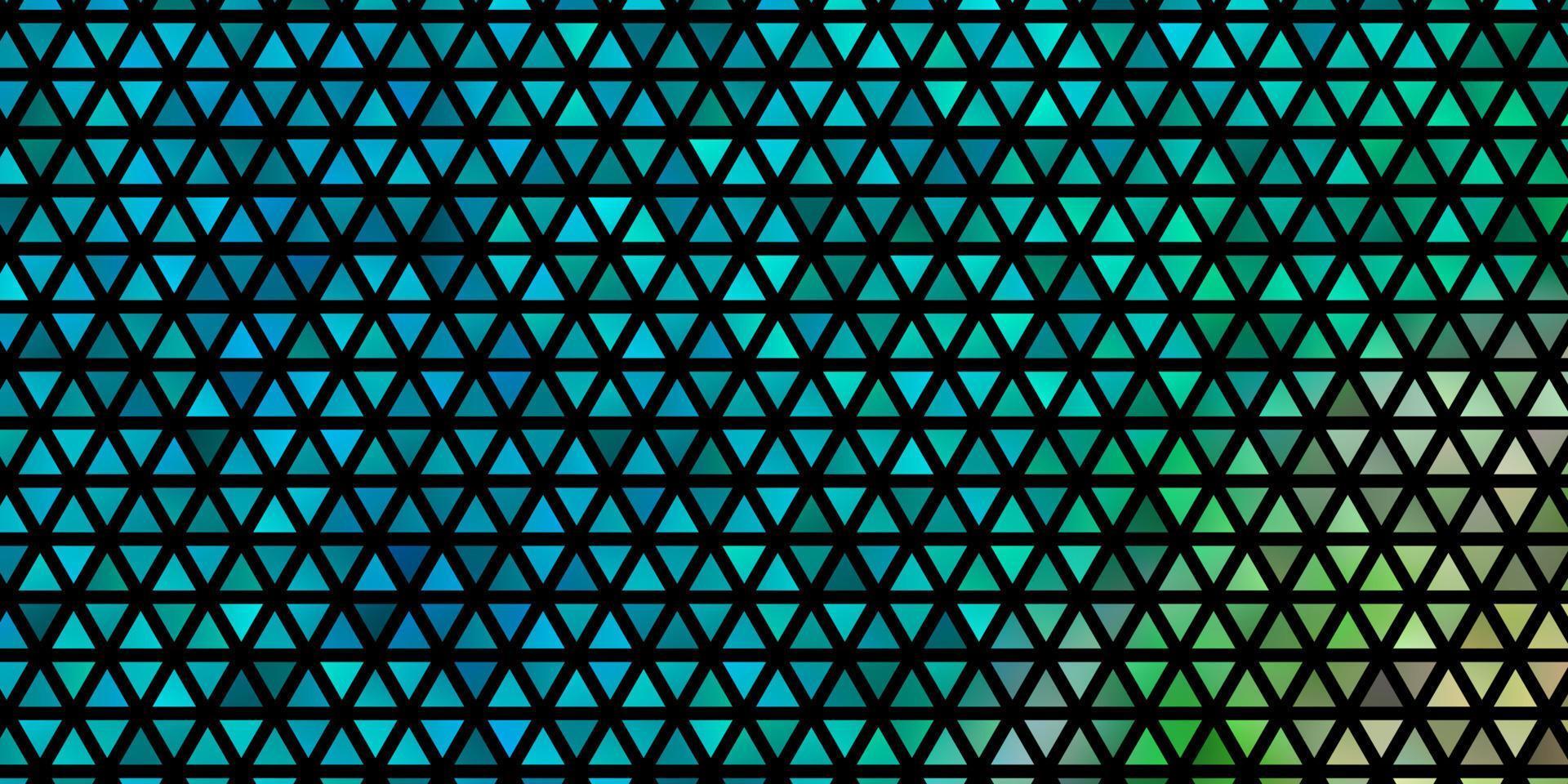 Light Blue, Green vector pattern with polygonal style.