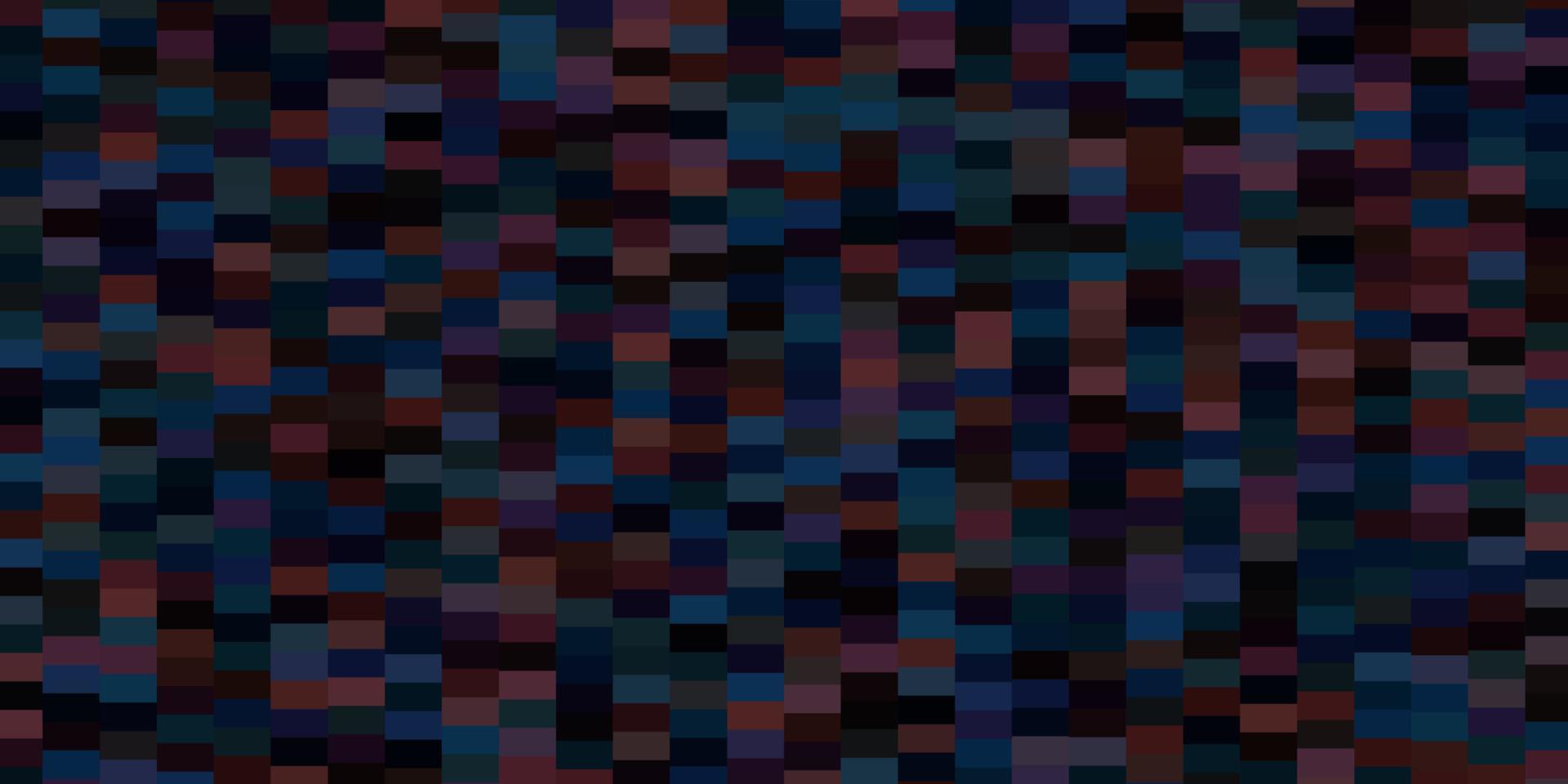Dark Blue, Red vector backdrop with rectangles.