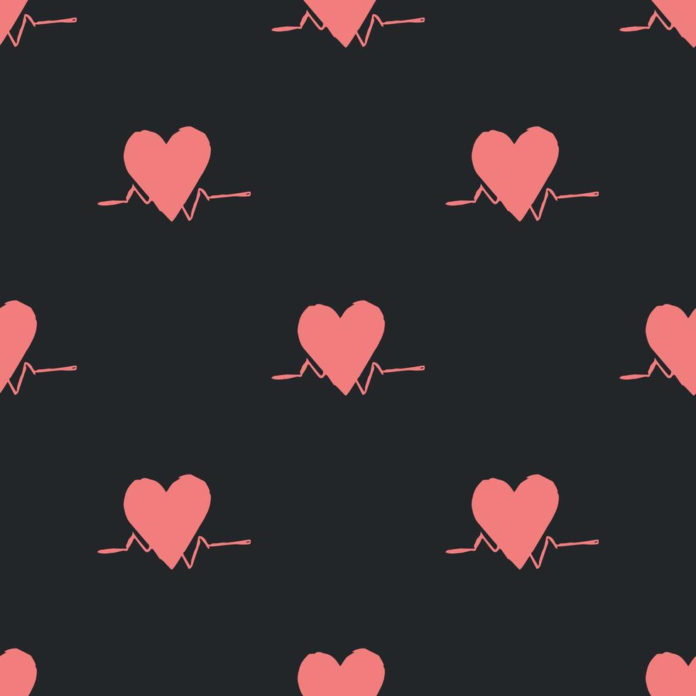 seamless medicine pattern. Doodle vector background with medicine icons