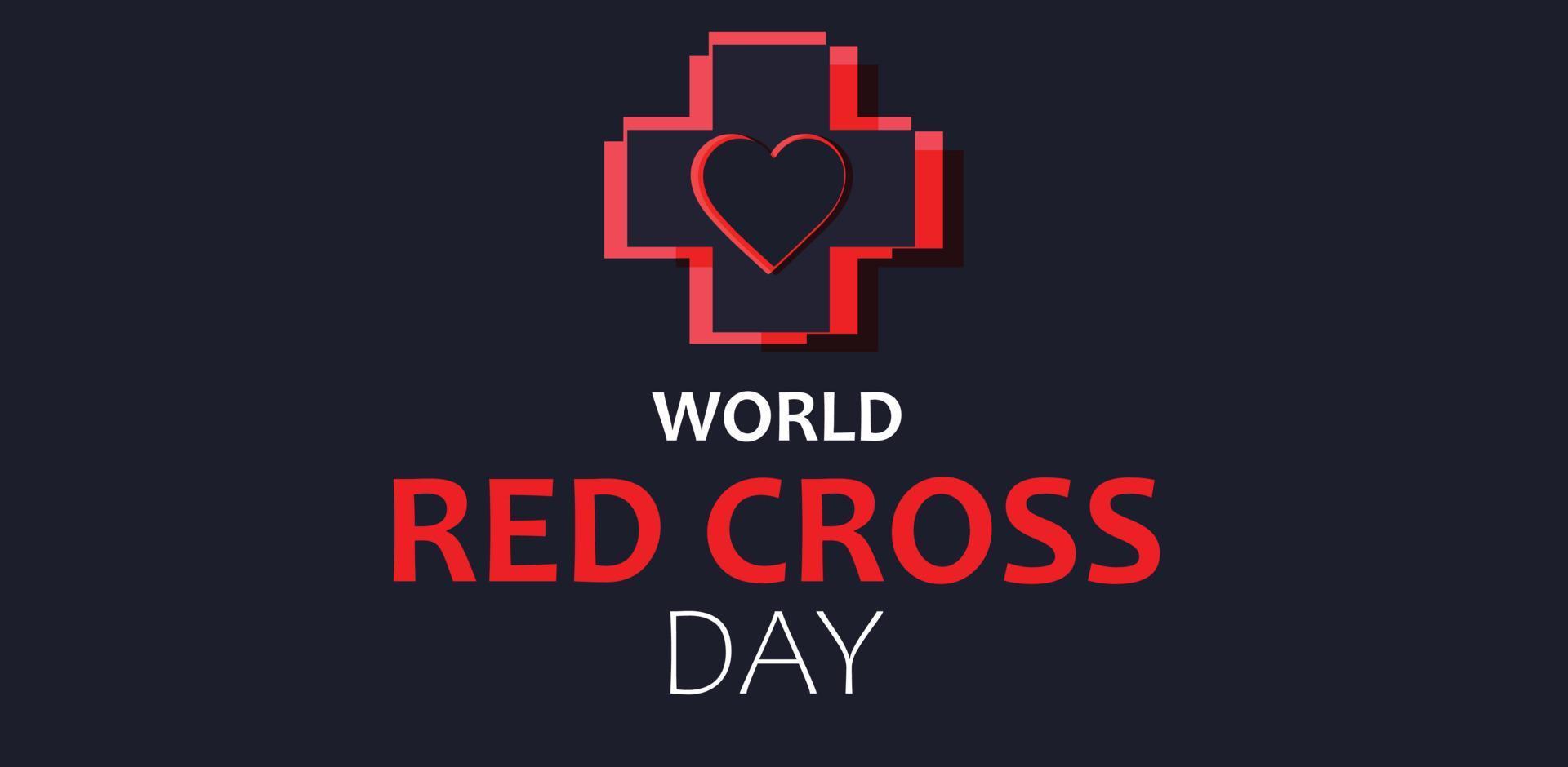 World red cross day. Template for background, banner, card, poster. vector illustration.