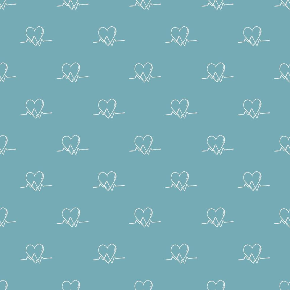 seamless medicine pattern. Doodle vector background with medicine icons