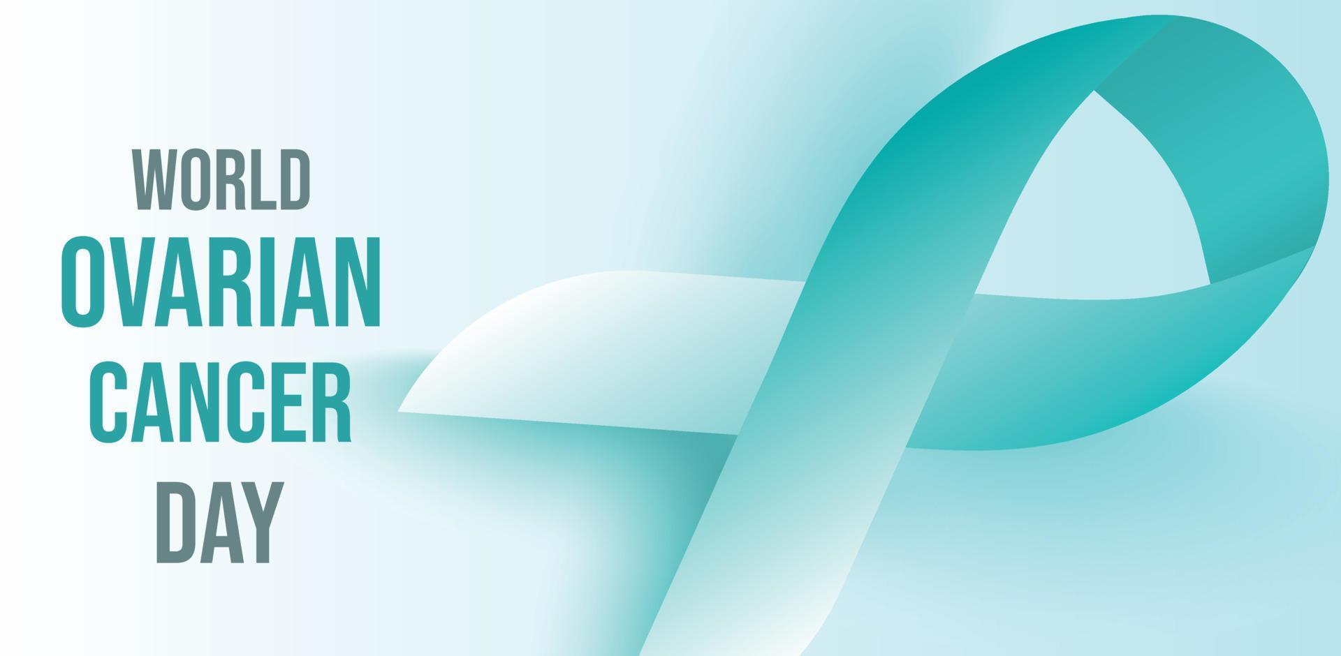 World Ovarian Cancer day. Template for background, banner, card, poster. vector illustration.