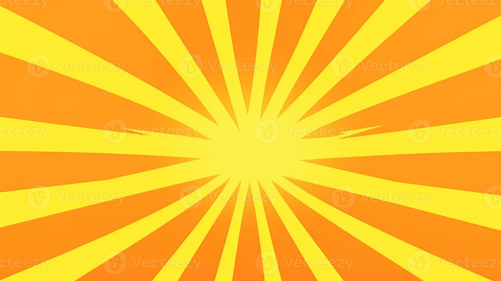 amarillo y naranja rayos de sol antecedentes foto