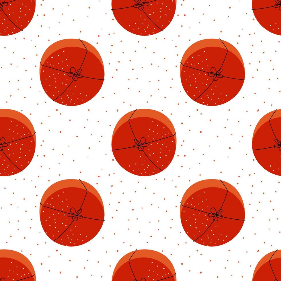 Seamless pattern with gift boxes presents vector illustration
