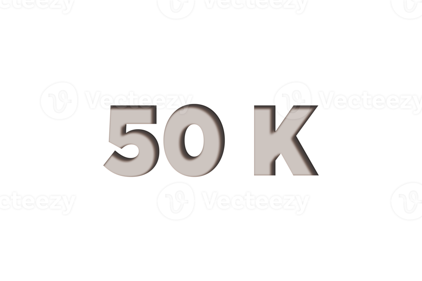 50 K  subscribers celebration greeting banner with Marble Engraved Design png